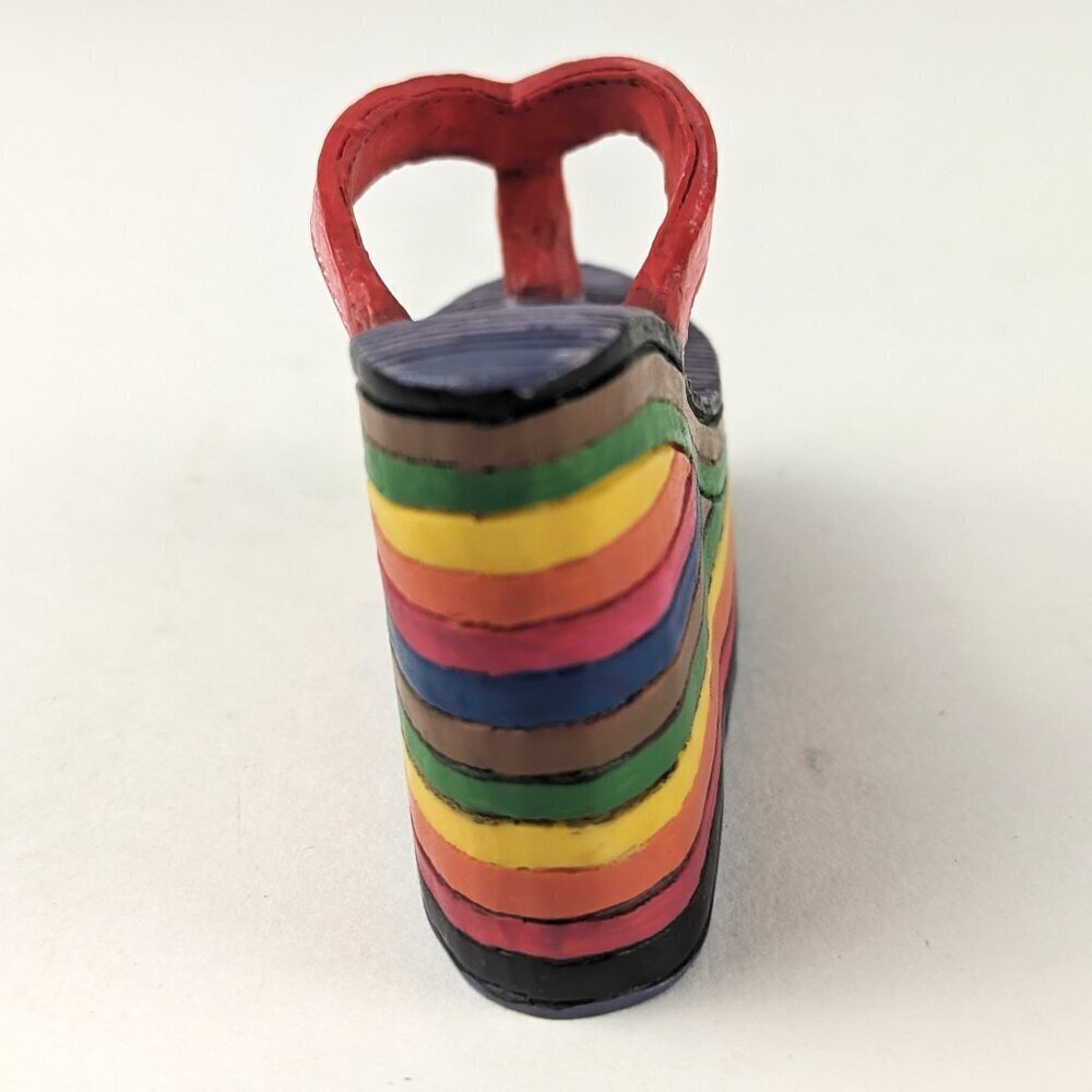 90s If The Shoe Fits Rainbow Sandal Figurine - Picture 4 of 5